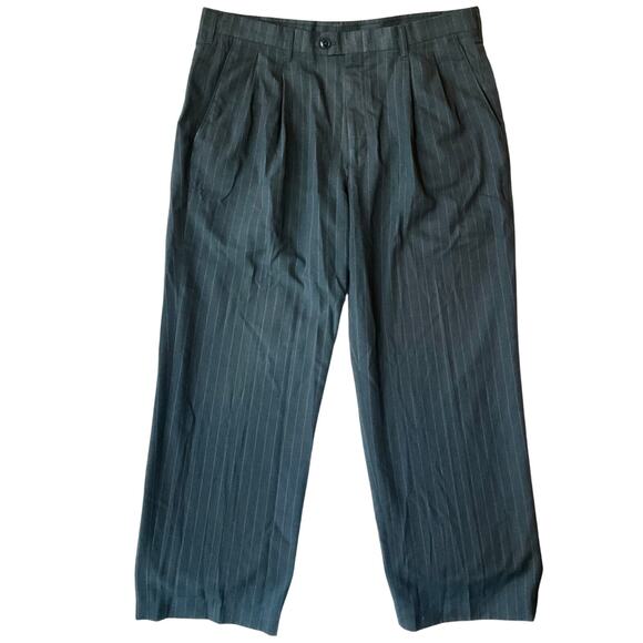 Haggar Men’s Formal Pants size 36 x 29, Black, Deep Pockets - Picture 1 of 11
